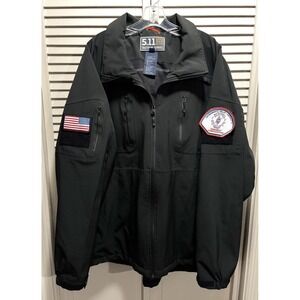 511 Tactical Series Canvas Jacket Remov Hood‎ Lined Size 4XL EUC Collar Pockets